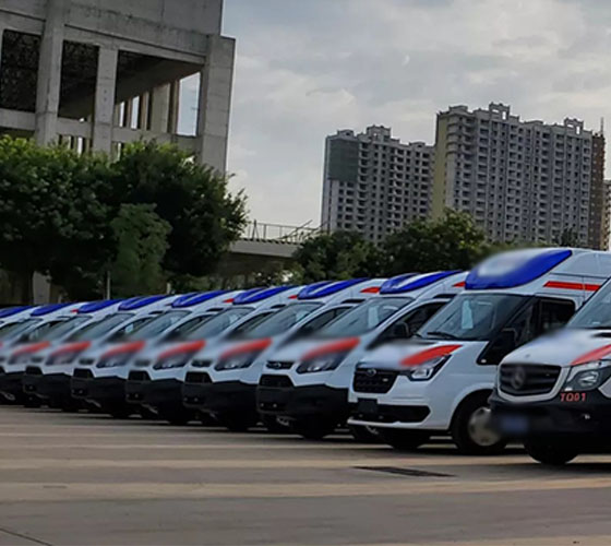 麻城市服务车队展示