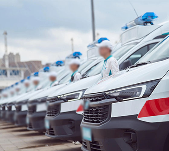 麻城市服务车队展示